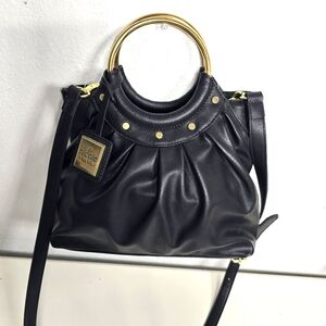 NWT Nicole by Nicole Miller Black Studded Crossbody Purse Small